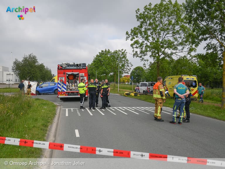 Motorrijder overleden in Middelharnis na ongeval