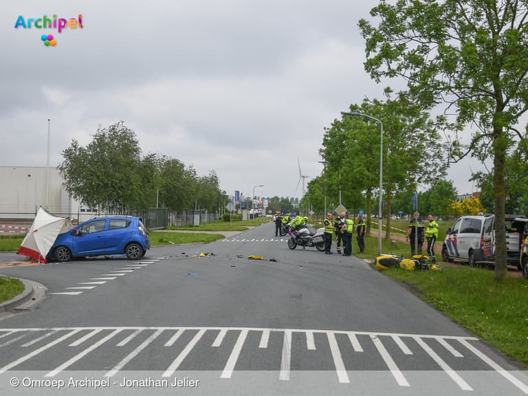 Motorrijder overleden in Middelharnis na ongeval