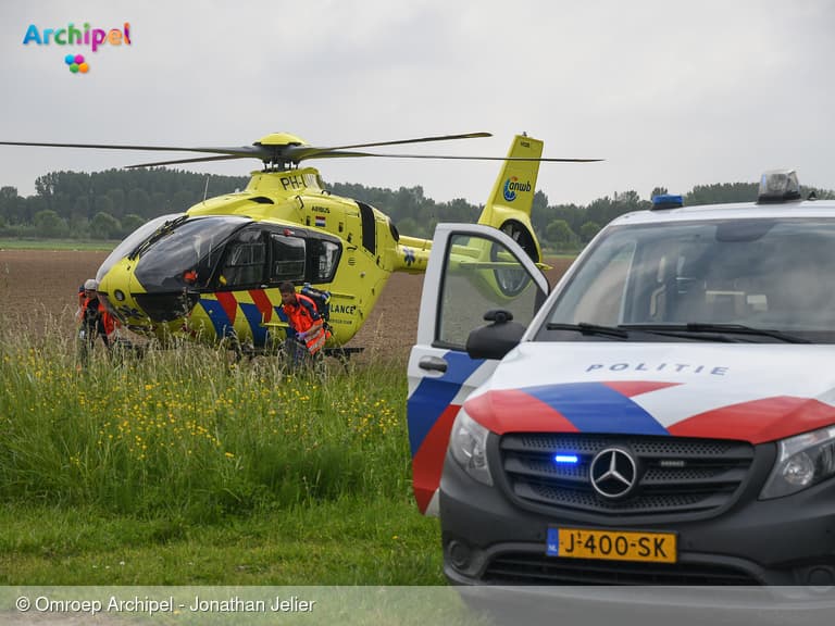 Motorrijder overleden in Middelharnis na ongeval