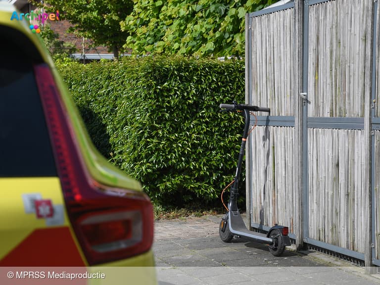 Ongeval met elektrische step in Middelharnis