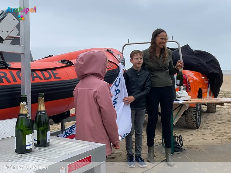 Ouddorpse Reddingsbrigade verwelkomt nieuw materieel
