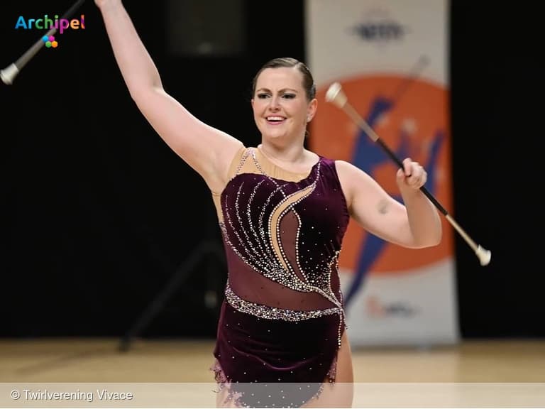 Twirlster van topniveau Cynthia Broeders neemt afscheid