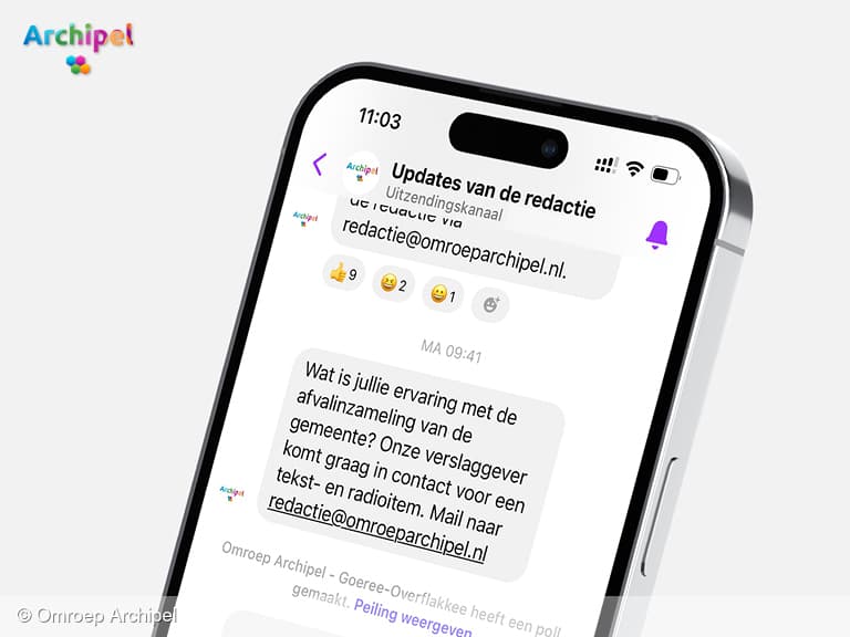 Word gratis lid van het Omroep Archipel Uitzendingskanaal op Facebook