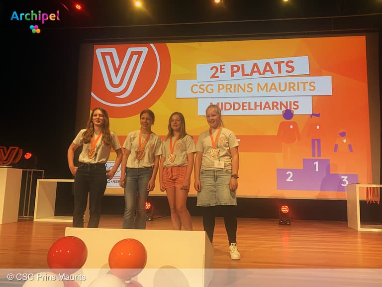 Tweede prijs voor CSG Prins Maurits bij Vakkanjers finale