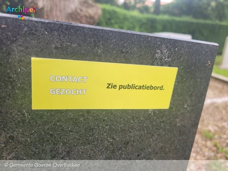 Gemeente zoekt nabestaanden bij oude graven in Herkingen