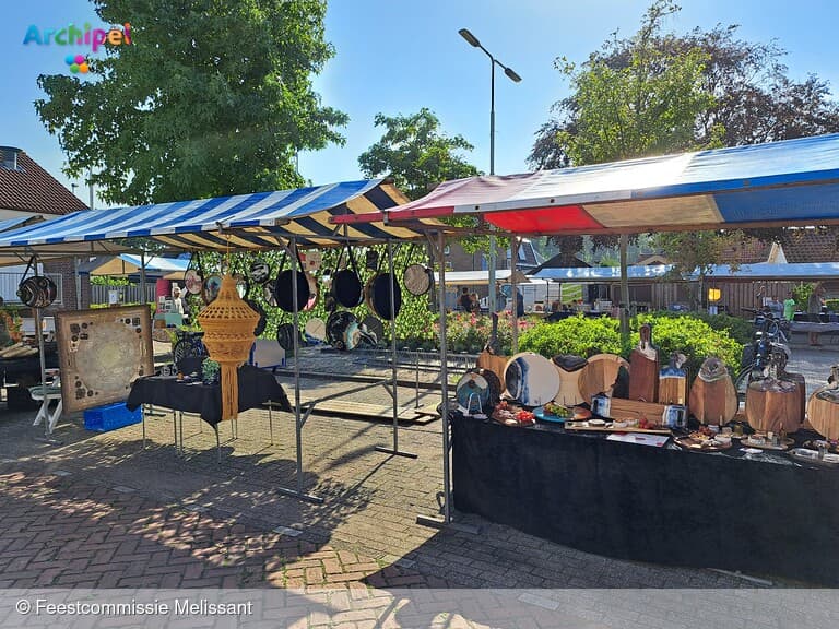 Kunstmarkt 'Creatieve Kunstigeit' in Melissant