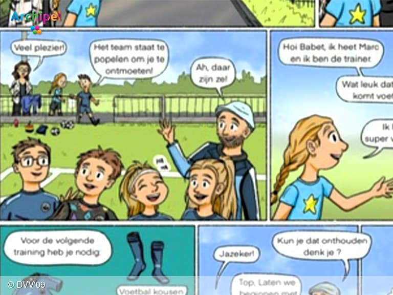 DVV'09 presenteert stripboek voor jeugdspelers