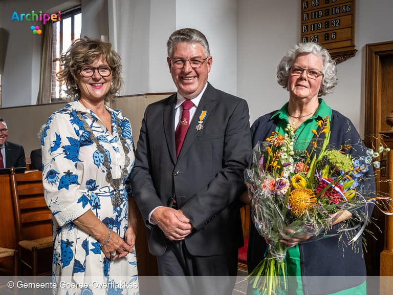 Cornelis Grinwis uit Ouddorp Koninklijk onderscheiden