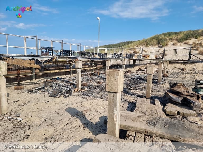 100.000 euro opgehaald voor afgebrande strandtent