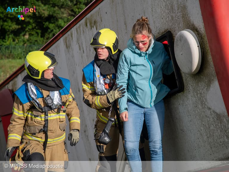 Grote brandweerwedstrijd met vele gewonden in Dirksland