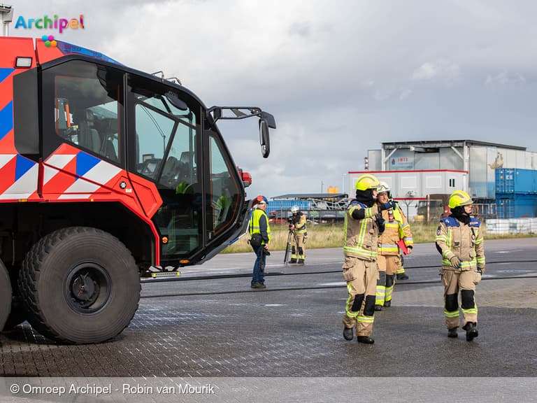 Spannende finale voor jeugdbrandweer Den Bommel op Schiphol