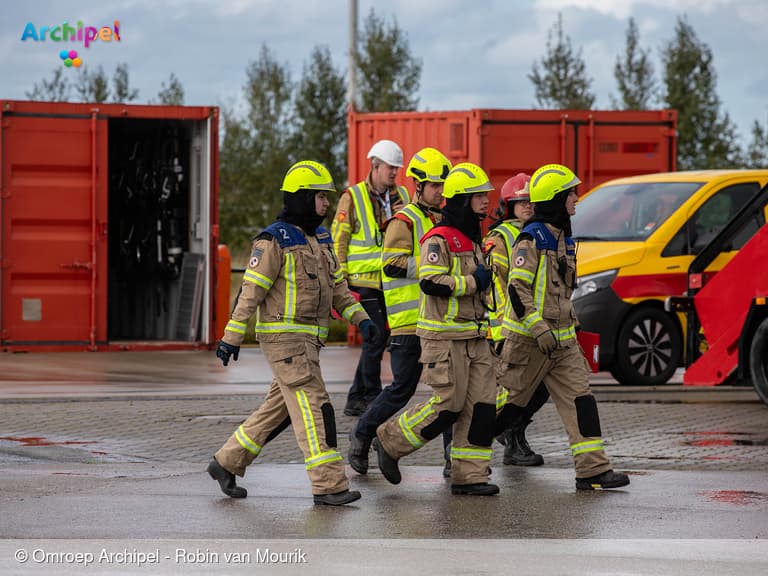 Spannende finale voor jeugdbrandweer Den Bommel op Schiphol
