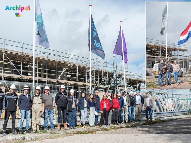 Appartementencomplex Eisenhowerlaan in Oude-Tonge bereikt hoogste punt