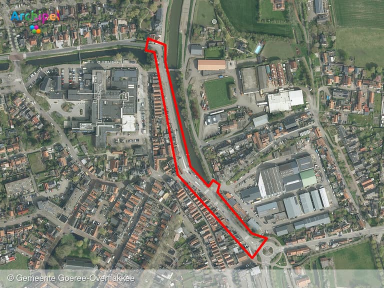 Werkzaamheden Kaai en Schelpenpad Dirksland