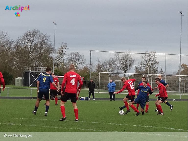 Herkingen '55 en De Noormannen delen de punten in spektakelstuk