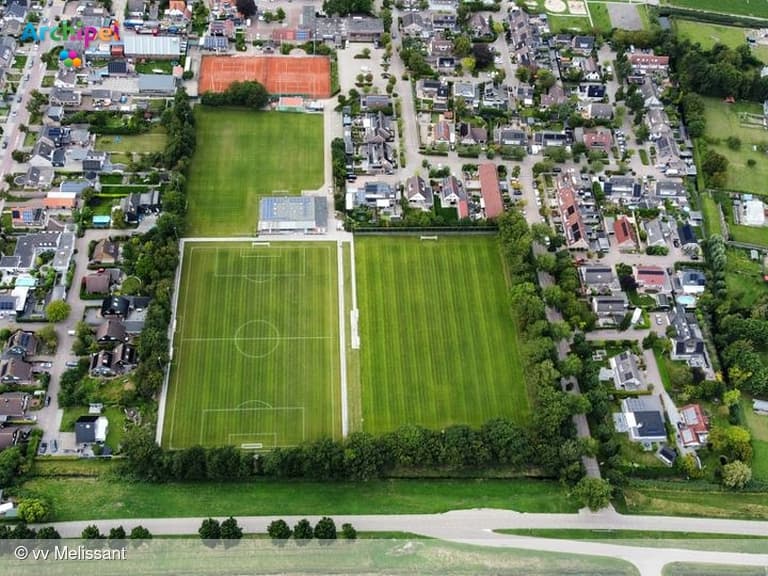 Melissant - Flakkee eindigt onbeslist in spannende derby