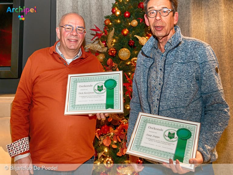 Jubilarissen Biljartclub De Poedel