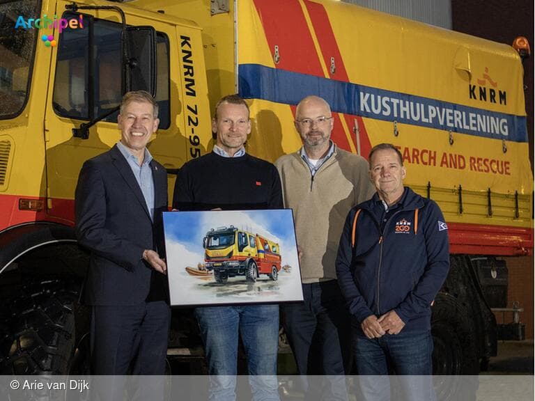 KNRM Ouddorp krijgt nieuw duurzaam kusthulpverleningsvoertuig