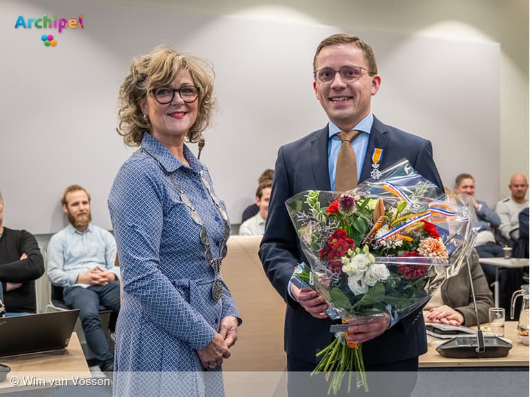 Raadslid Hendrik Herweijer uit Dirksland benoemd tot Lid in de Orde van Oranje-Nassau