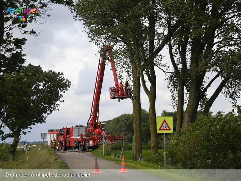 Herfstachtige storm op Goeree-Overflakkee