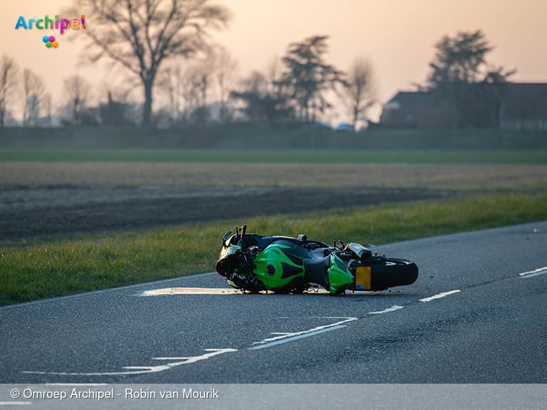 Twee ongevallen met motorrijder op zondagmiddag 9 maart
