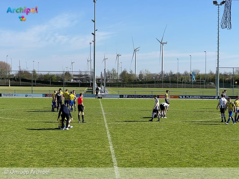 Flakkee speelt gelijk tegen NTVV in spannende derby
