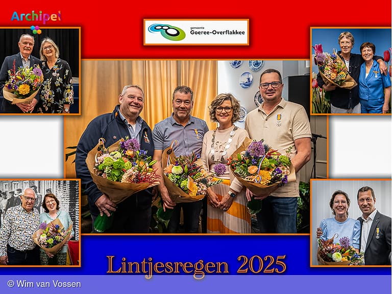 Zeven inwoners Goeree-Overflakkee onderscheiden tijdens Lintjesregen