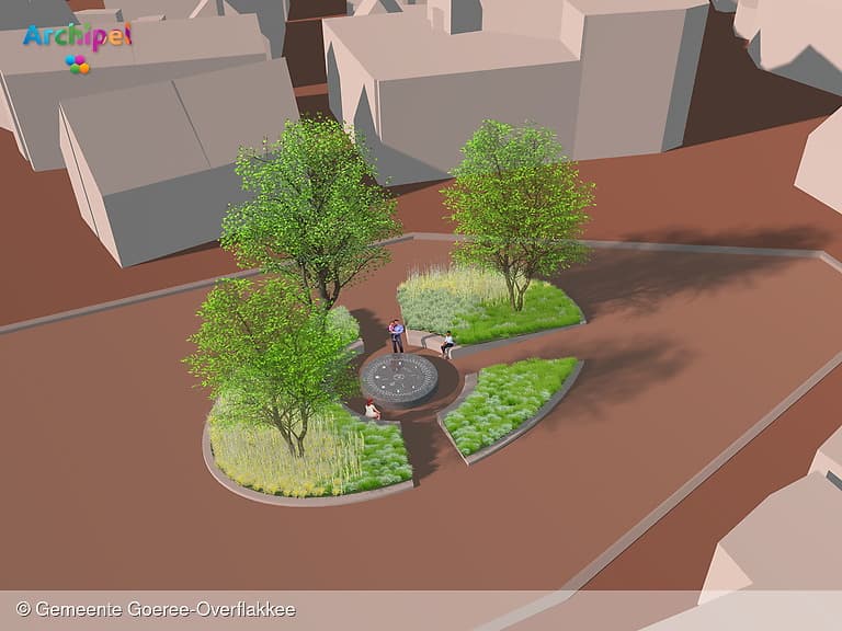 De Getijdentafel wint kunstwedstrijd Spuiplein
