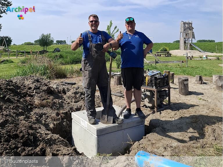 Succesvolle waterboring bij de Buutenplaets