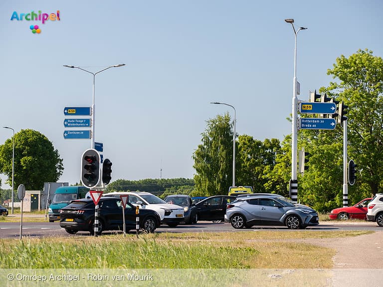 Storing Haringvlietbrug, in beide richtingen afgesloten