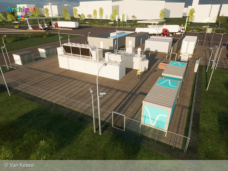 Productielocatie voor groene waterstof op Goeree-Overflakkee