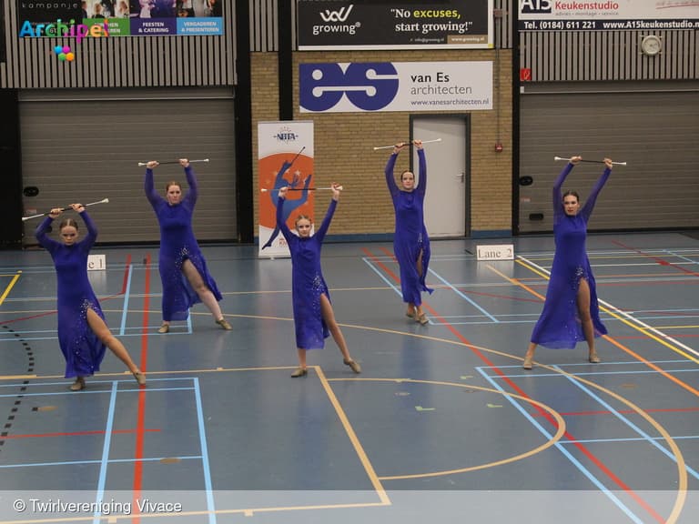 Twirlvereniging Vivace staat weer op het podium
