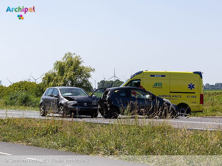 Drie voertuigen betrokken bij ongeval op N215