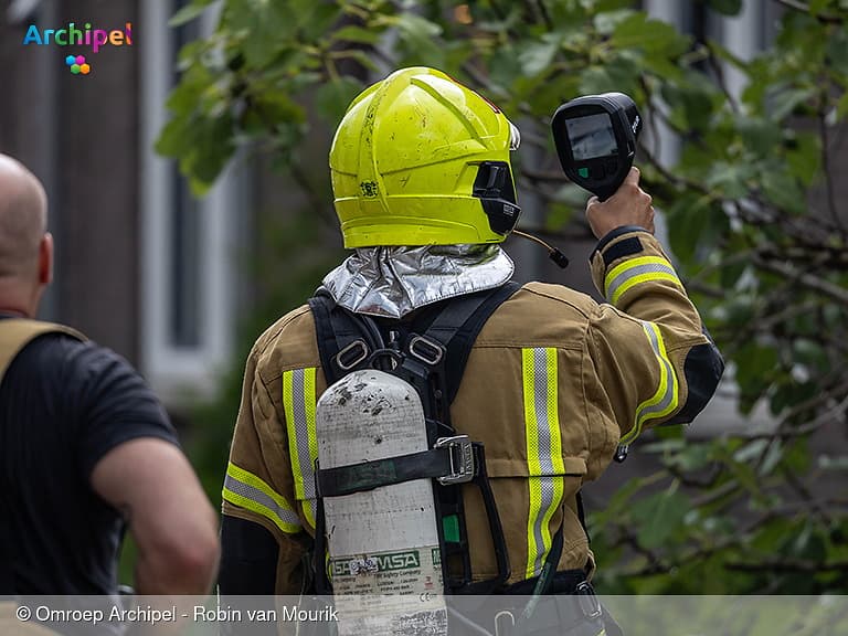 Onweer veroorzaakt blikseminslag in woonhuis