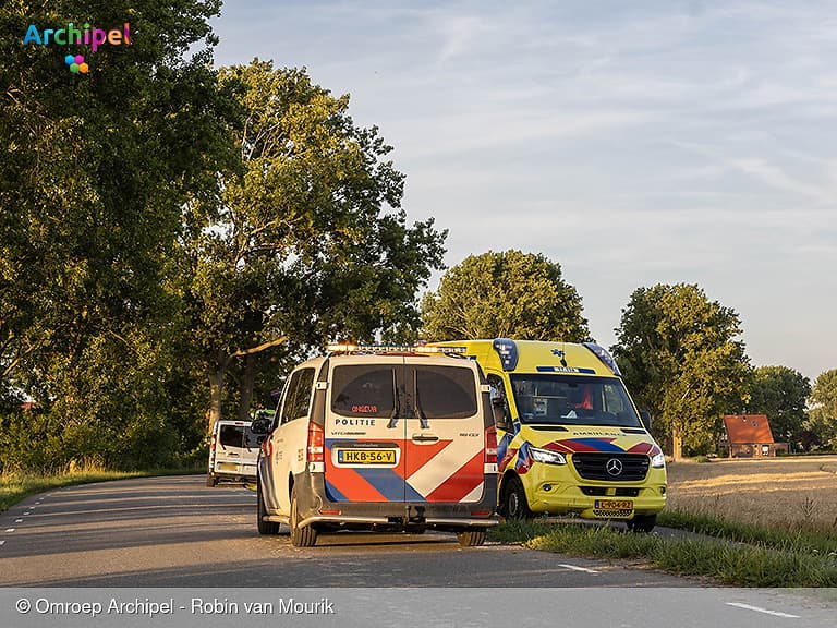 Binnen 30 minuten twee ongevallen op Goeree-Overflakkee