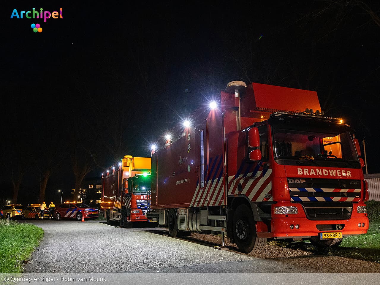 Grote brand in leegstaand pand in Middelharnis
