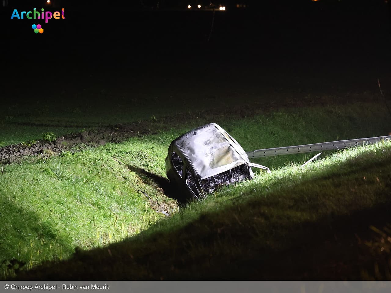 Dodelijk ongeval op de Oudelandsedijk bij Dirksland