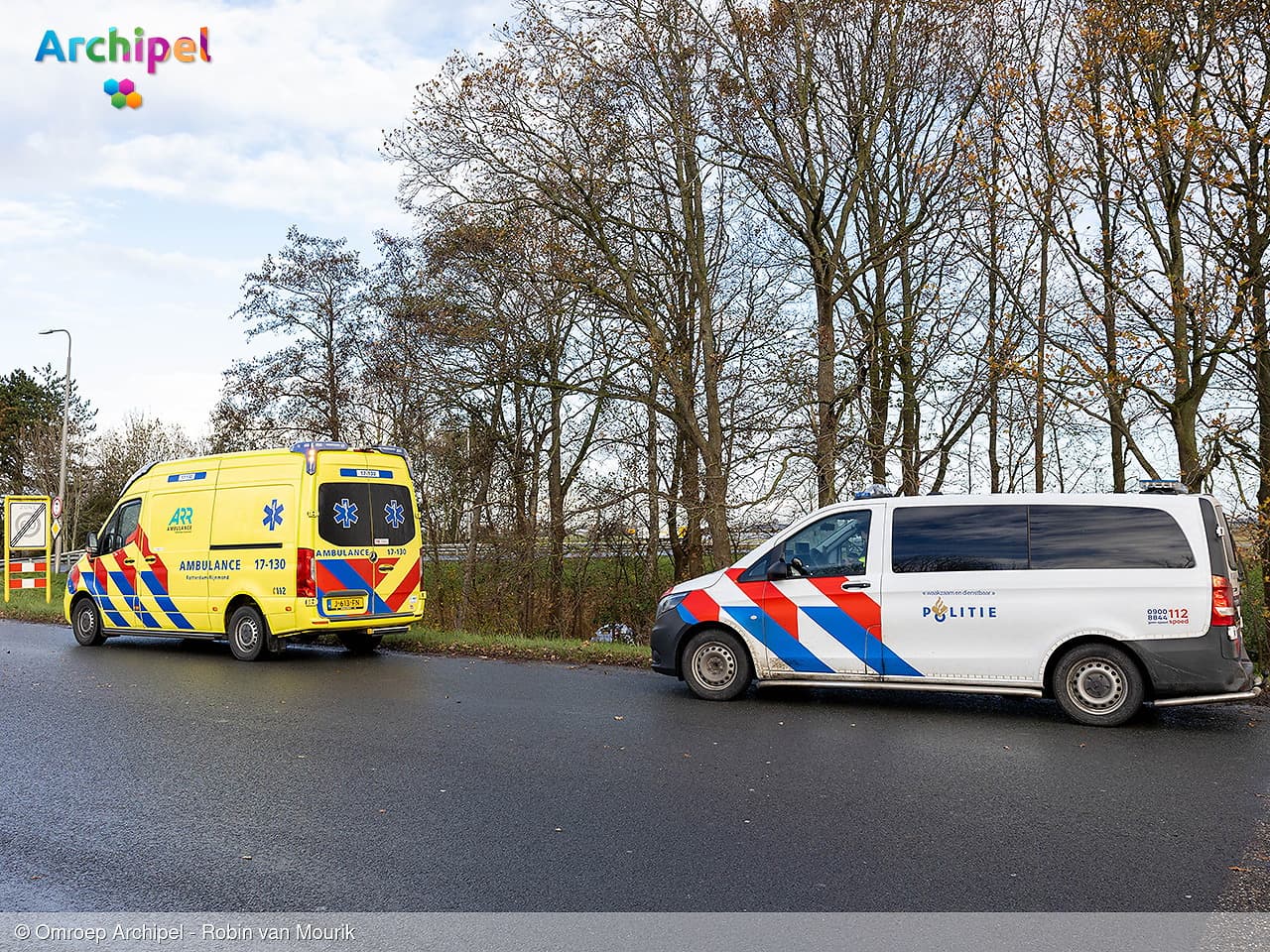 Auto belandt in sloot na uitwijkmanoeuvre