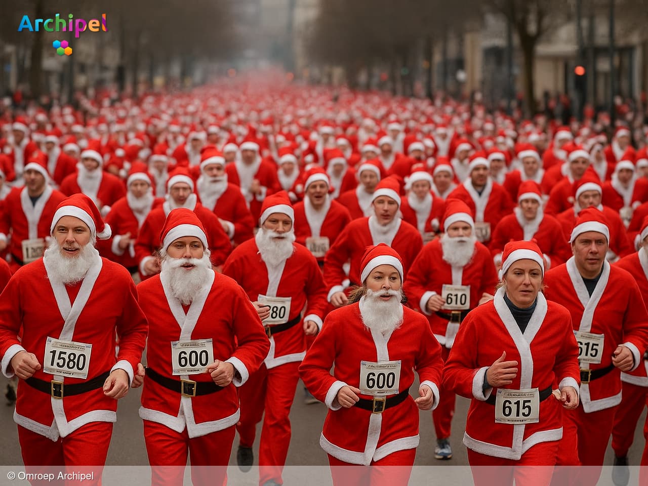 Santa Run voor het eerst op Goeree-Overflakkee