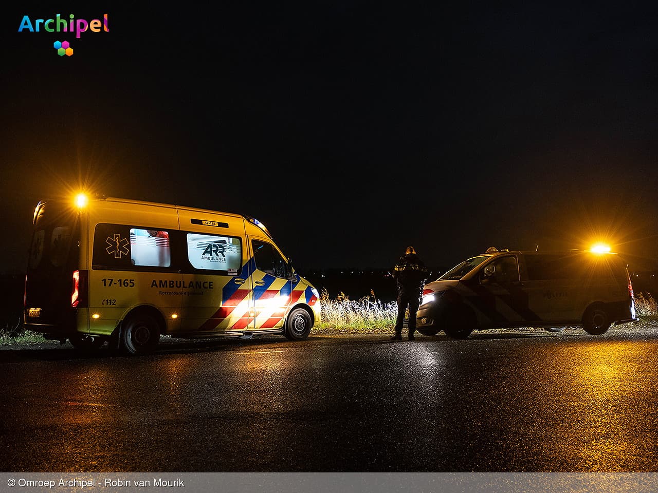 Gewonde bij eenzijdig ongeval op de Oudelandsedijk