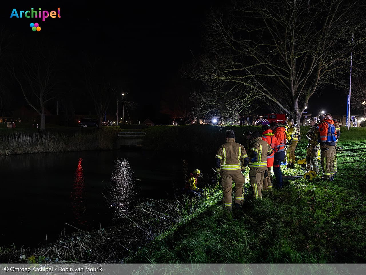 Grote zoekactie na vondst fiets in het water
