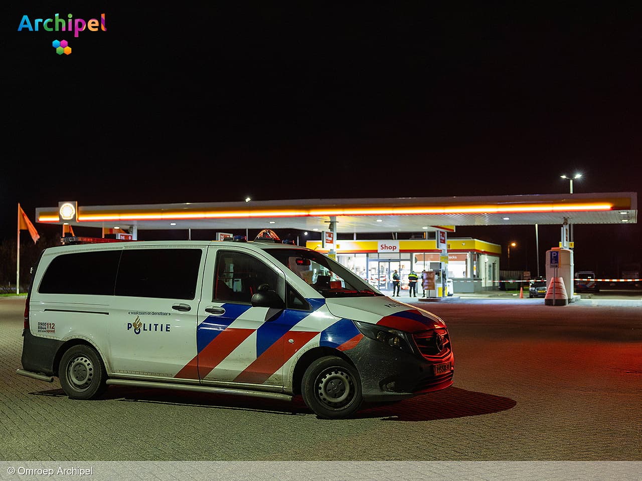 Overval op tankstation De Tille aan de N59, dader voortvluchtig