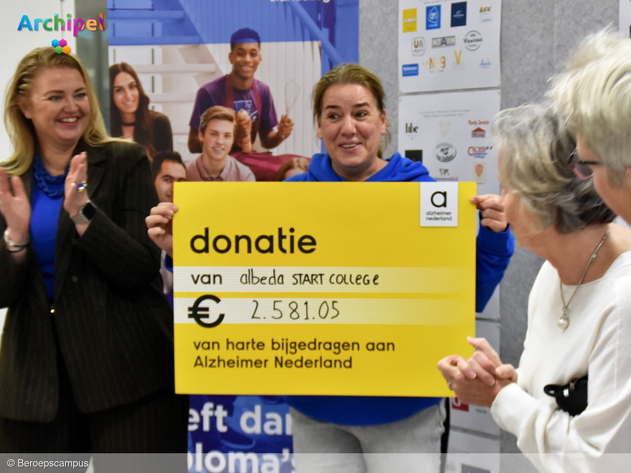 24-uurs lesmarathon Beroepscampus levert ruim 2.500 euro op