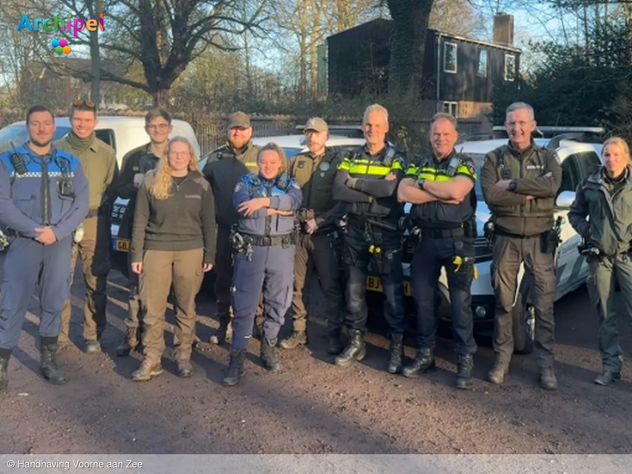 Gezamenlijke handhavingsactie in natuur Goeree-Overflakkee