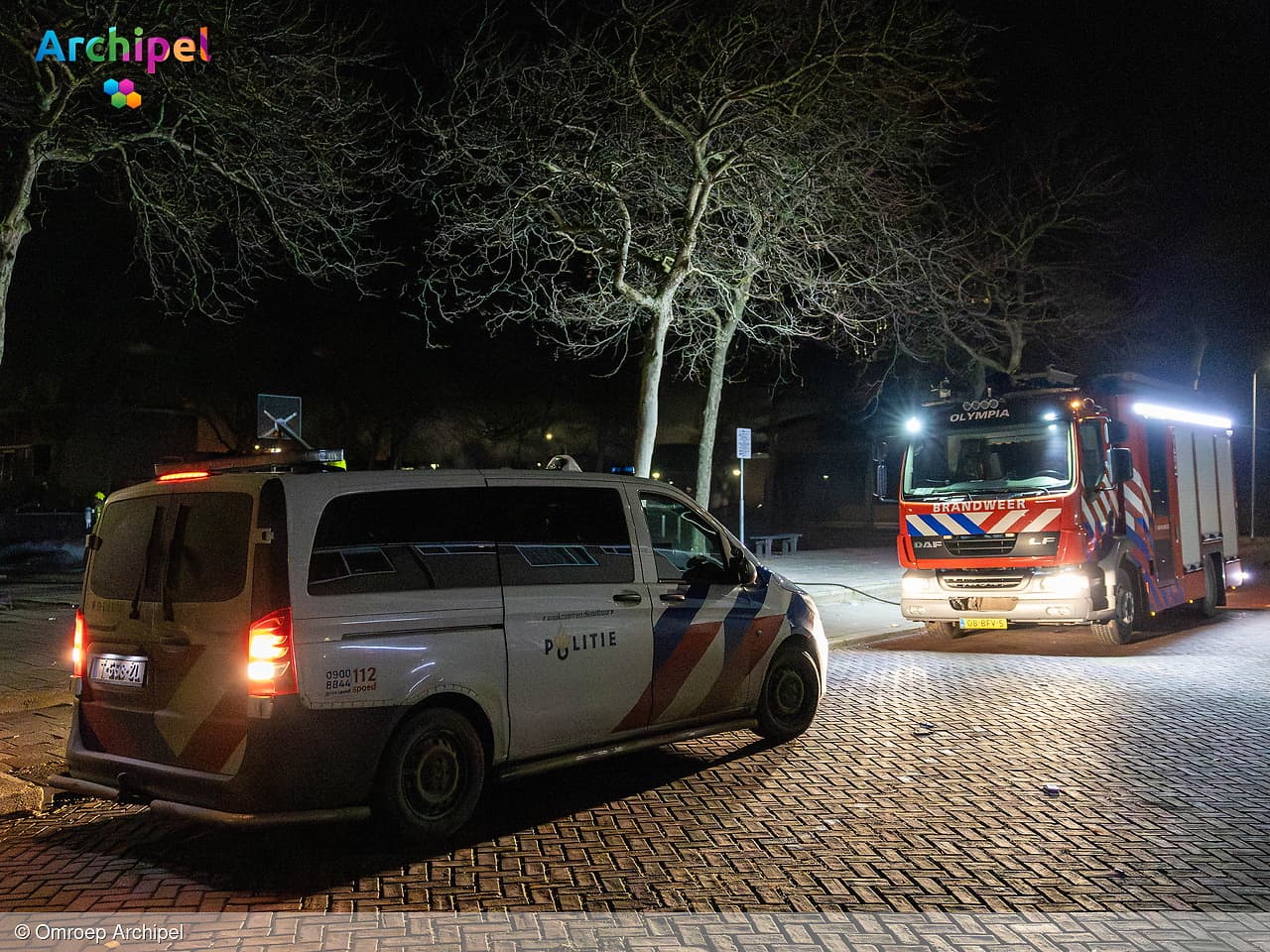 Diverse branden tijdens de jaarwisseling op Goeree-Overflakkee