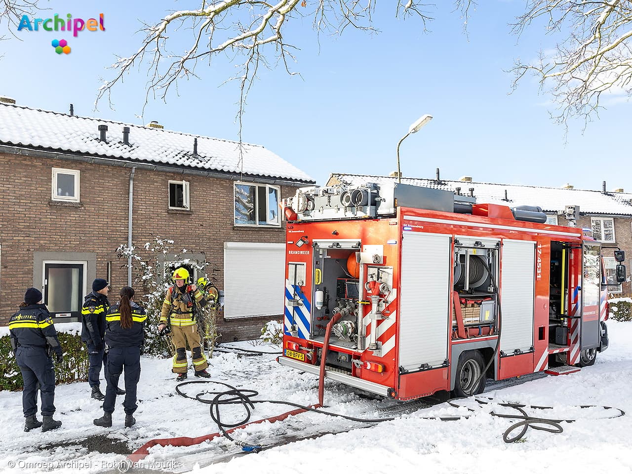 Kat overleden na brand in woning
