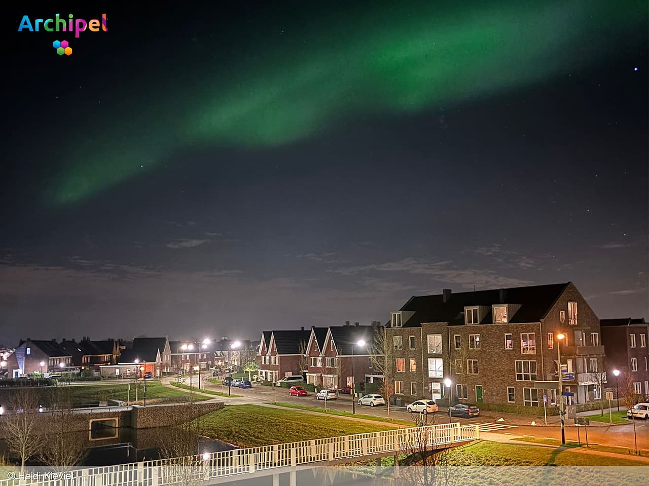 Noorderlicht te zien op Goeree-Overflakkee