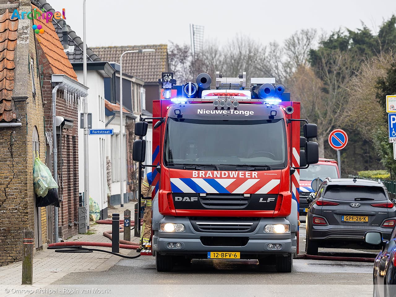 Brandweer ingezet bij woning vol rook in Herkingen