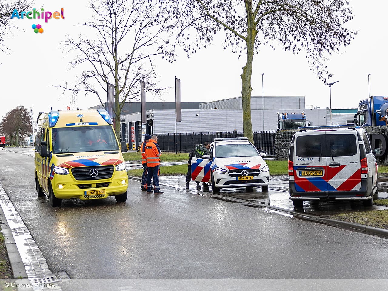 Traumahelikopter ingezet bij incident op industrieterrein