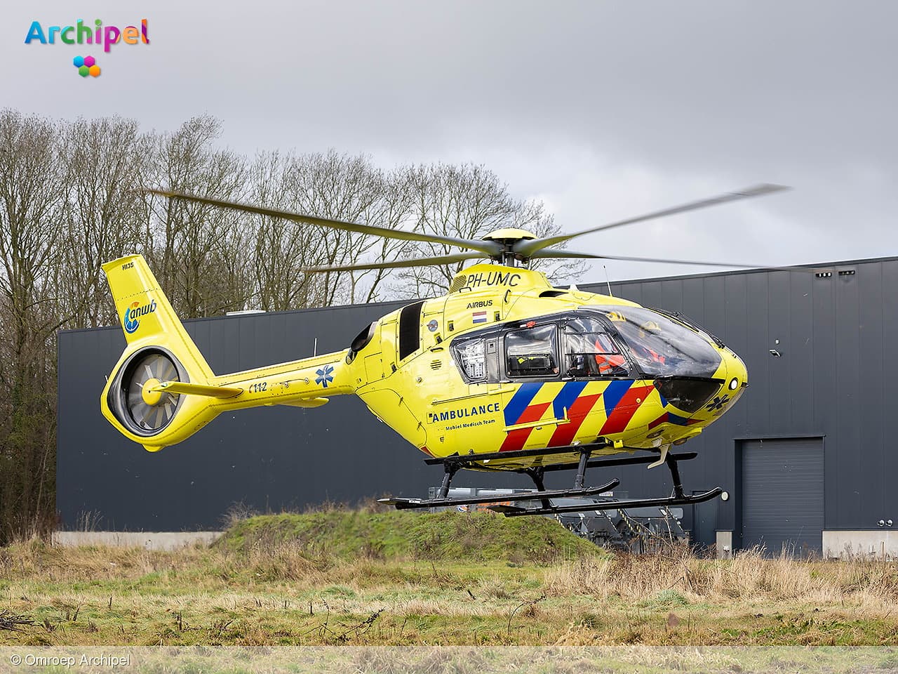 Traumahelikopter ingezet bij incident op industrieterrein